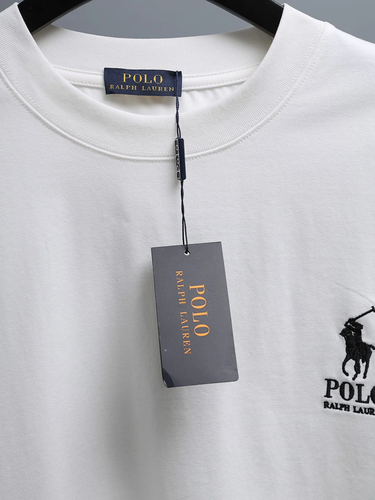 P170 Ralph Lauren* 2꯭0꯭2꯭6 new spring and summer style ❤️ Original ⌚️ higher version of Ralph Lauren. The fabric is made of 280g high-density pure cotton. It does not deform or shrink. Process introduction: double thread movement. Precision embroidery on the chest ➕ back panel embroidery🪡 process Color: White SIZE: S-XXL